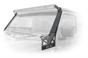 Jeep Wrangler JL Light Mount - DV8 Offroad - Picatinny Rail A-Pillar Pod LED Light Mount - `18-`27
